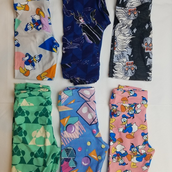 NWT LuLaRoe (OS/TC/Kids) Mystery Disney Leggings - Picture 2 of 3